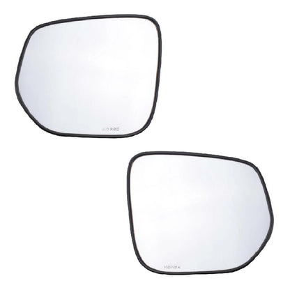 Side Mirror Lens Rear View Electric Mirror Pair Fits Isuzu D-Max Pickup 2012-18