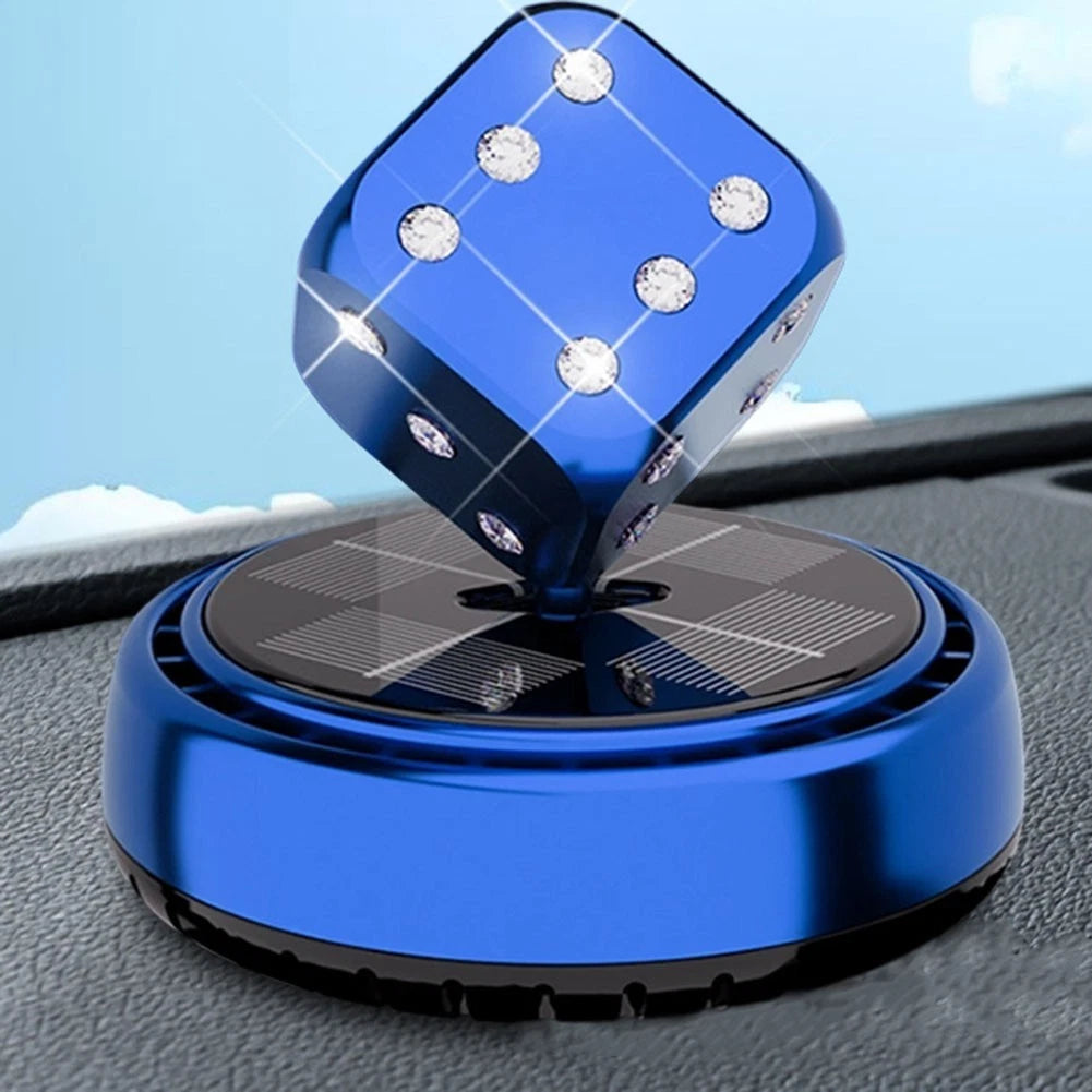 Dice Shape Car Air Freshener with Solar Power for Car