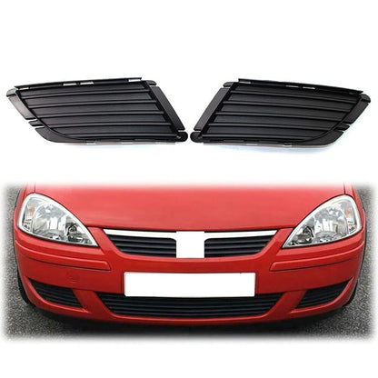 Front Bumper Fog Light Covers for Vauxhall Corsa C (2003-2006)