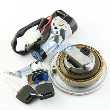 Fuel Tank Cap, Ignition Key Switch, Seat Lock for Honda CBF125 (2009-2013)
