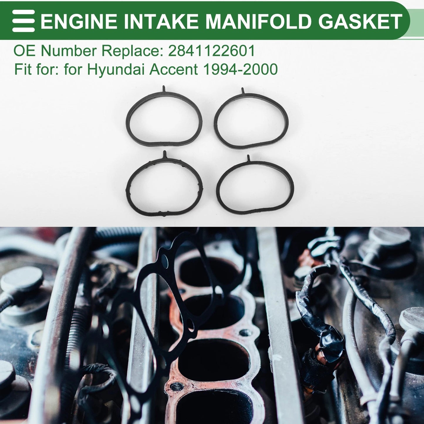 Engine Intake Manifold Gasket for Hyundai Accent (1994-2000)