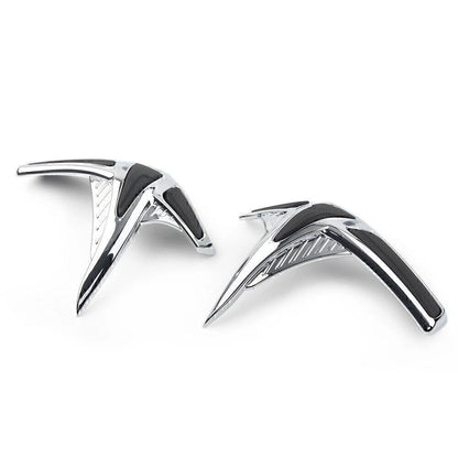 Chrome Fairing Saddlebag Scuff Protectors for Honda Goldwing GL1800 (2001-2011)