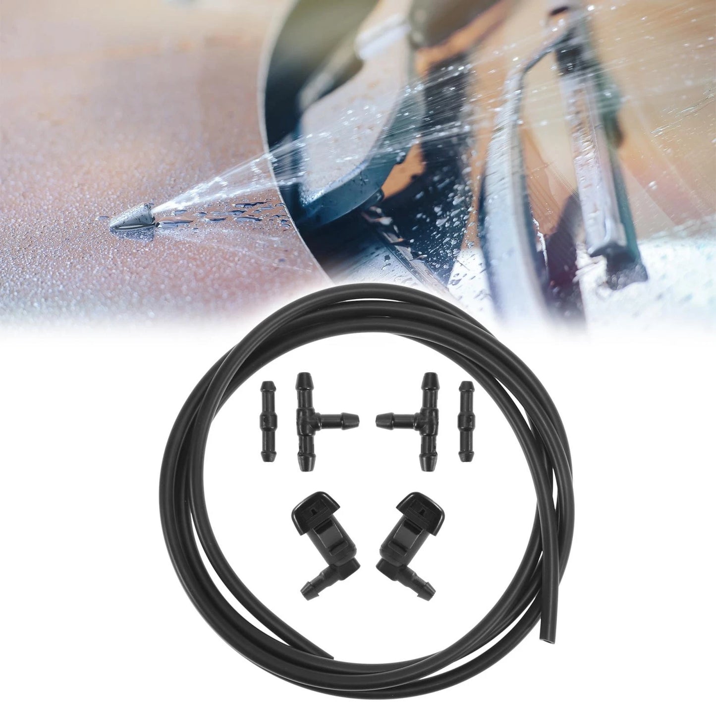 7 x Windshield Wiper Fluid Squirter Nozzles for Ford Fusion (2006-2012)