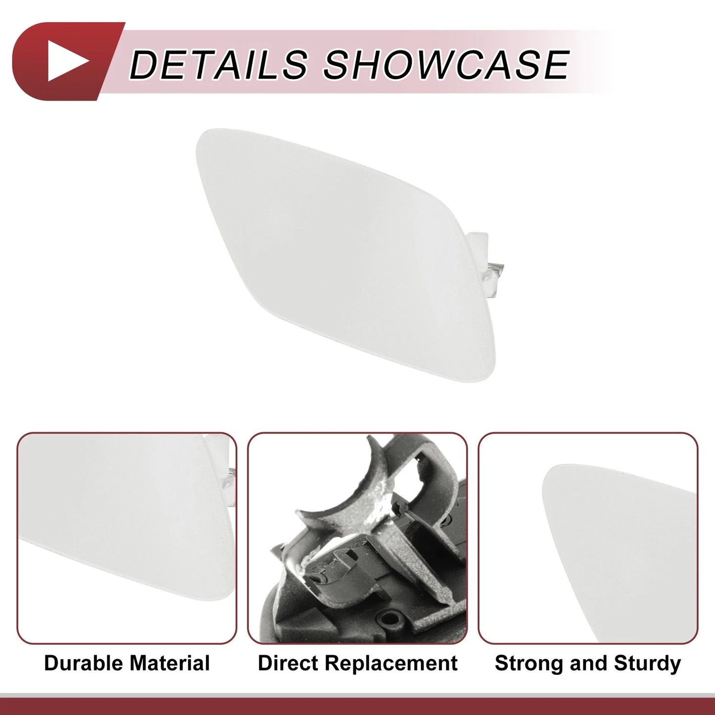 Bumper Headlight Washer Nozzle Cover for BMW Z4 (2009-2016)