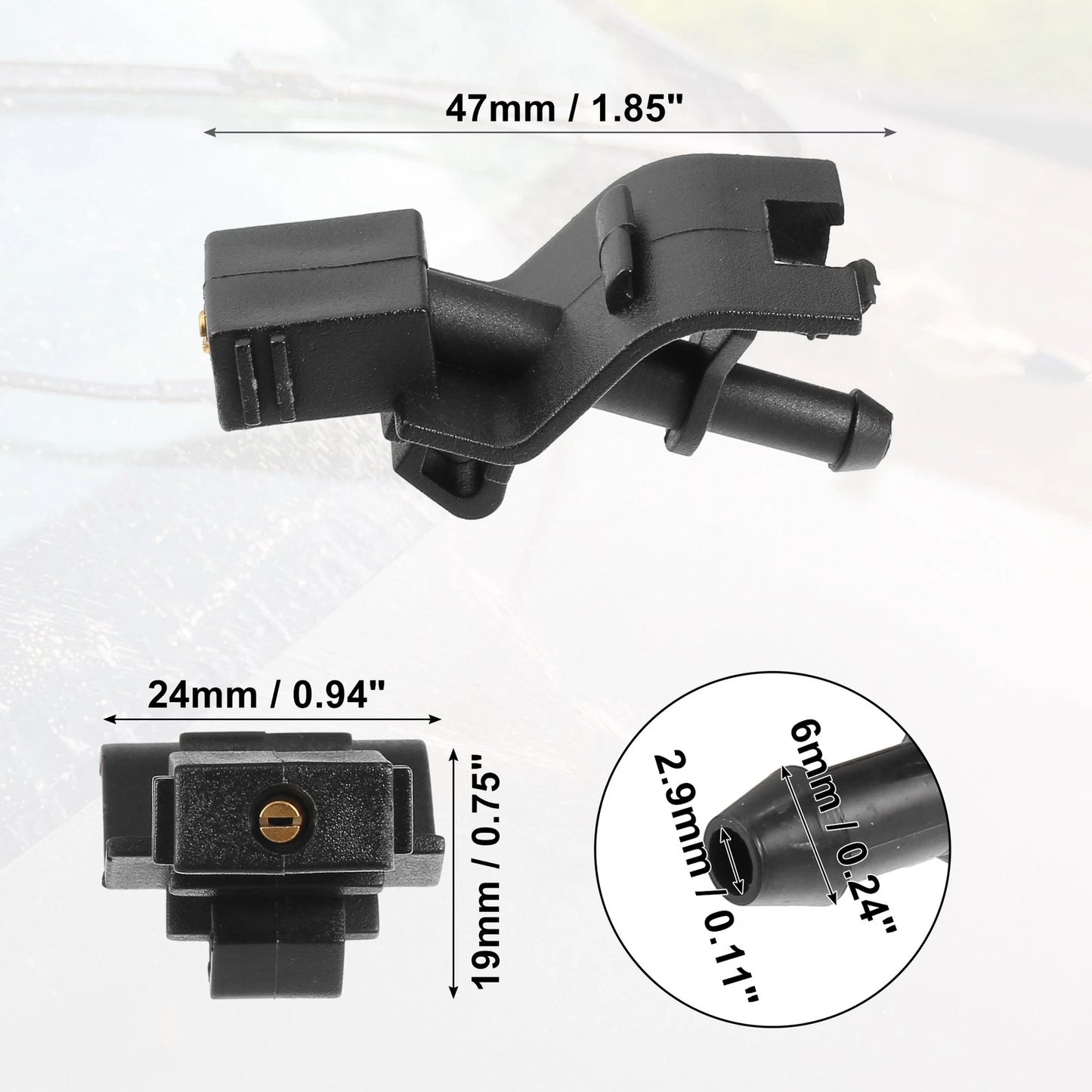 Windshield Wiper Washer Nozzle for Toyota Camry (2007-2015)