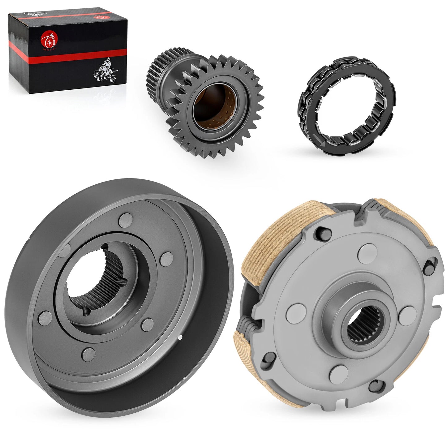 Wet Clutch Drum Housing Bearing & Drive Gear for Honda TRX420FE/FM/TE/TM/FPE/FPM