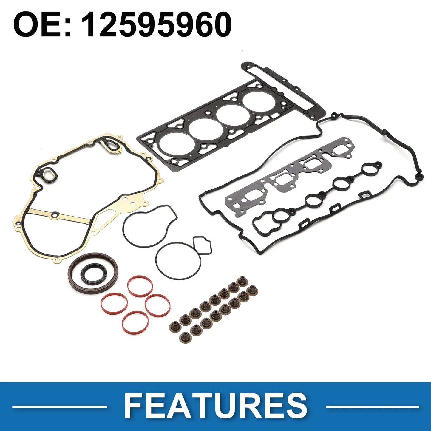 Cylinder Head Gasket Kit for Chevrolet Malibu 2008 - 1 Set