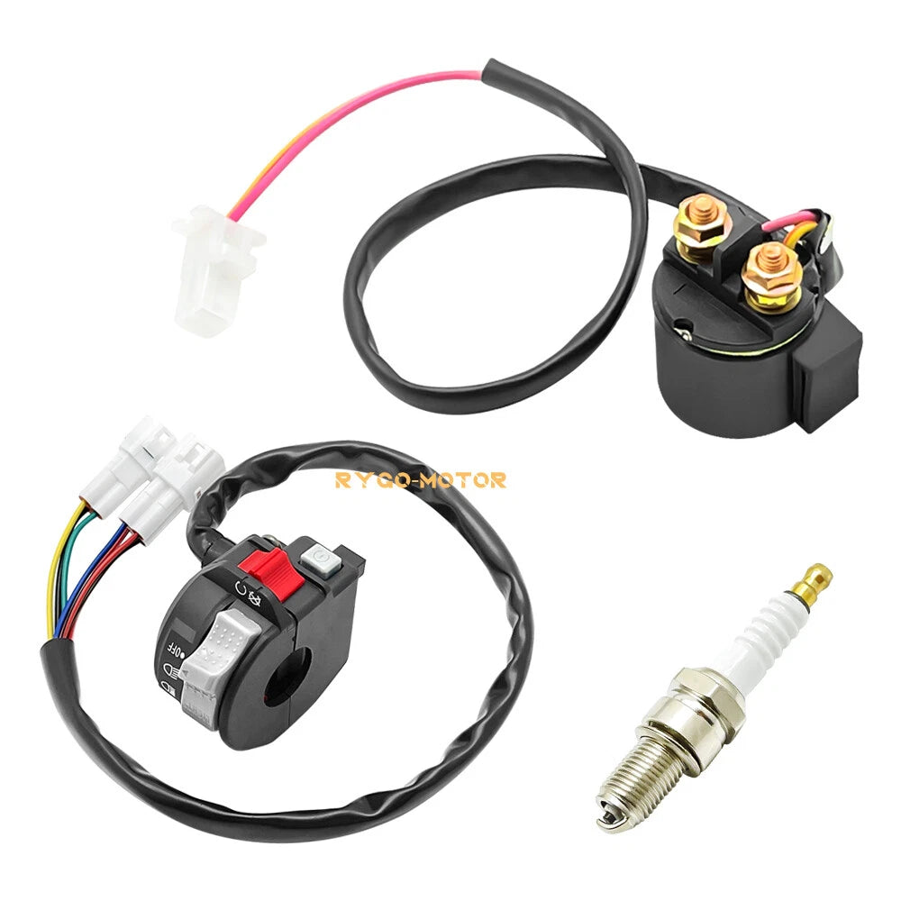 Handlebar Switch & Starter Solenoid Relay for Yamaha Warrior 350 (2002–2003)