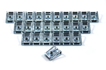 25 x Tête de fourche Inox m6 20mm Boulons & Flèche C Clips for Moto