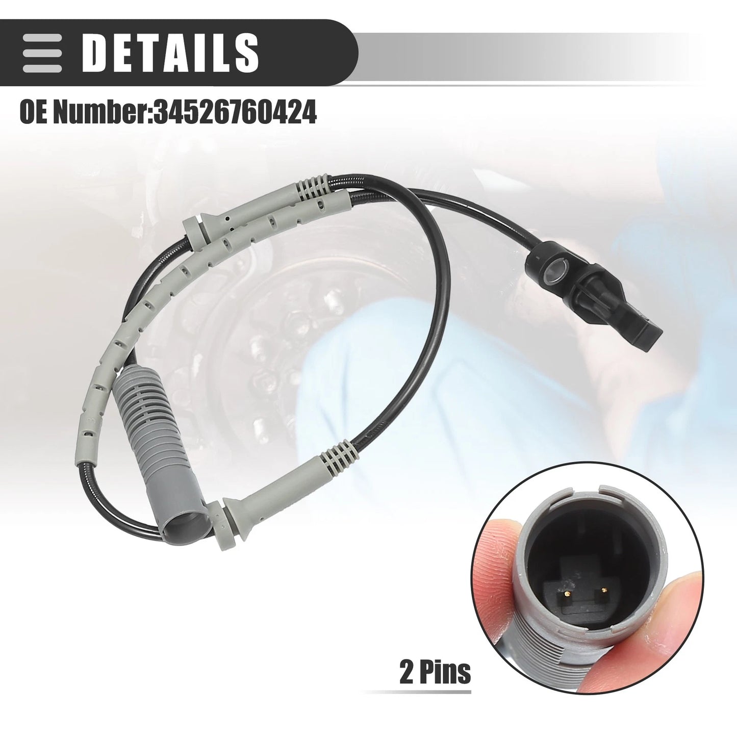 Front Left & Right ABS Sensors for BMW 3 Series (2006-2013)