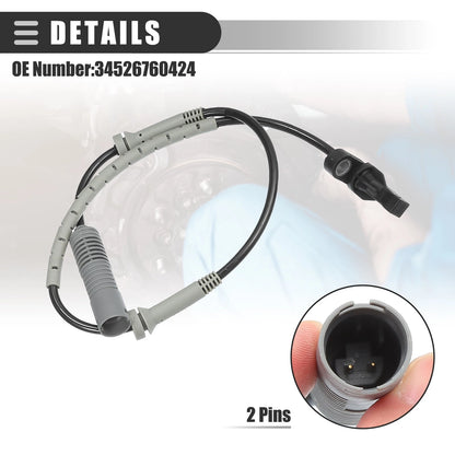 Front Left & Right ABS Sensors for BMW 3 Series (2006-2013)