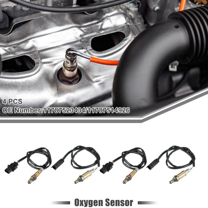 4pcs O2 Oxygen Sensors for BMW 325i 3 Series (2003-2005) 2.5L
