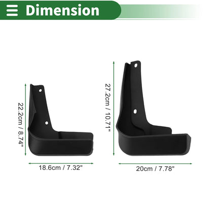 Mud Flaps Splash Guards for Buick Regal GS (2017–2022)