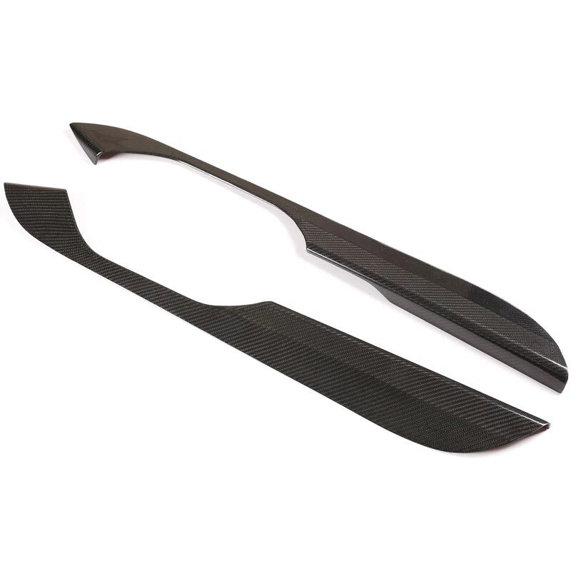 Real Carbon Fiber Side Center Console Panel Trim Fit For Cayenne 2018-2022