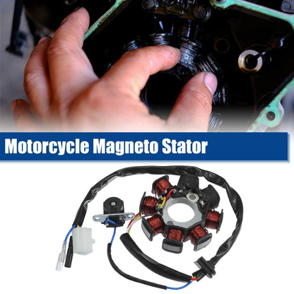 4 Wires 8 Pole AC Motorcycle Magneto Stator for GY6 ATV