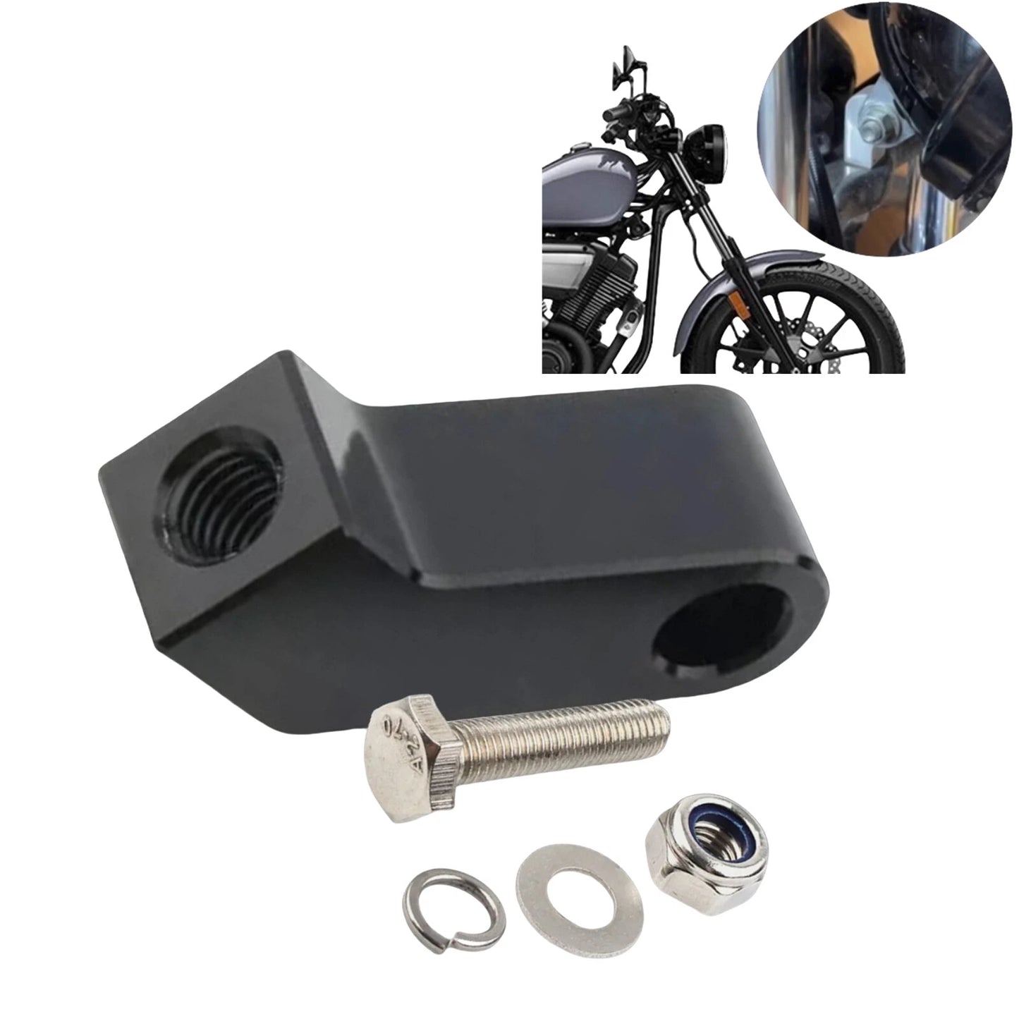 Headlight Extension Mounting Bracket for Harley Dyna Breakout FXST (2012-2023)