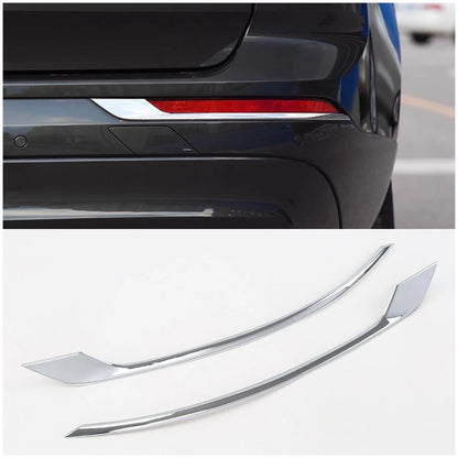 ABS Chrome Rear Fog Light Tail Lamp Lid Cover Trim for Volvo XC60 (2018-2023) 2 x