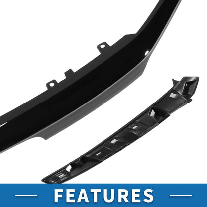 Front Upper Bumper Grille for Honda Pilot (2019-2021) Black