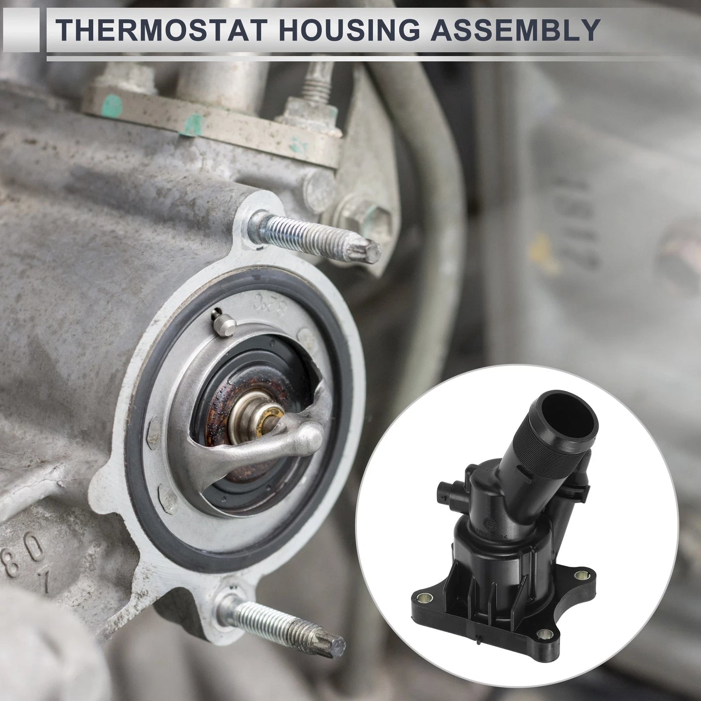 Engine Coolant Thermostat Housing for Volvo S60 2.0L (2015-2018)