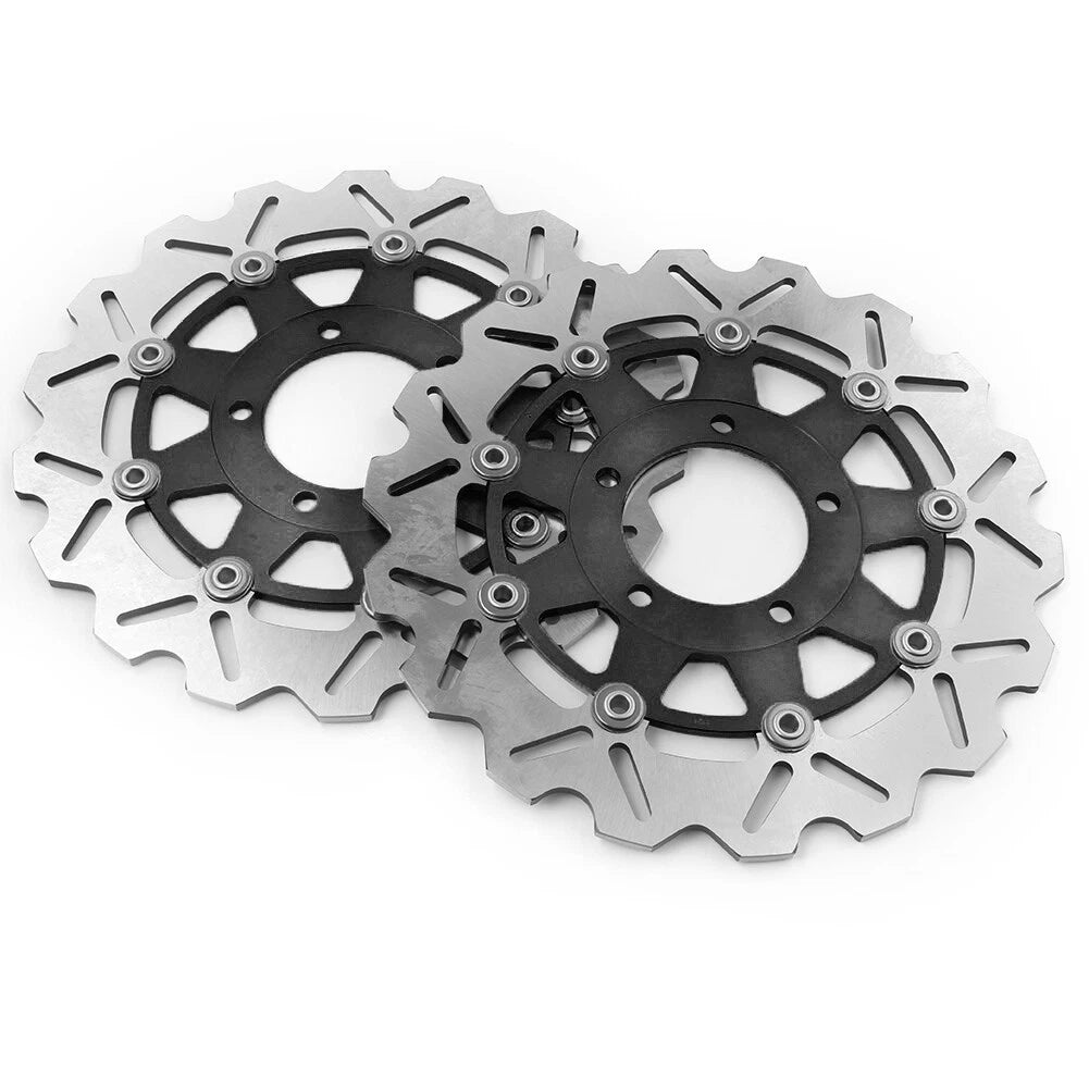 Front Floating Brake Disc Rotors for Kawasaki Ninja ZX6R 636 & ZX-10R 1000