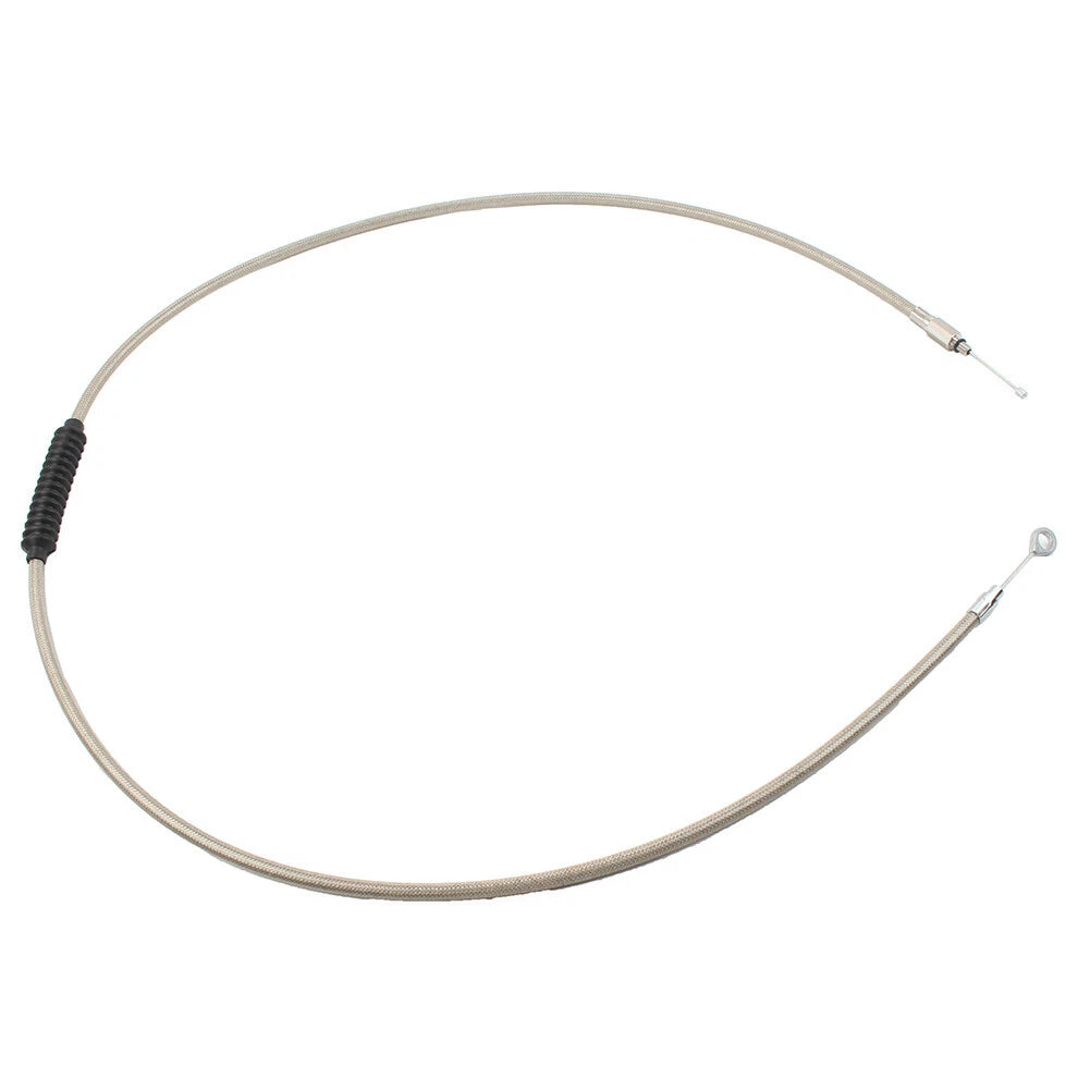 Stainless Clutch Cable for Harley Dyna FXDWG, Softail Fatboy, Road Glide (2000-2017)