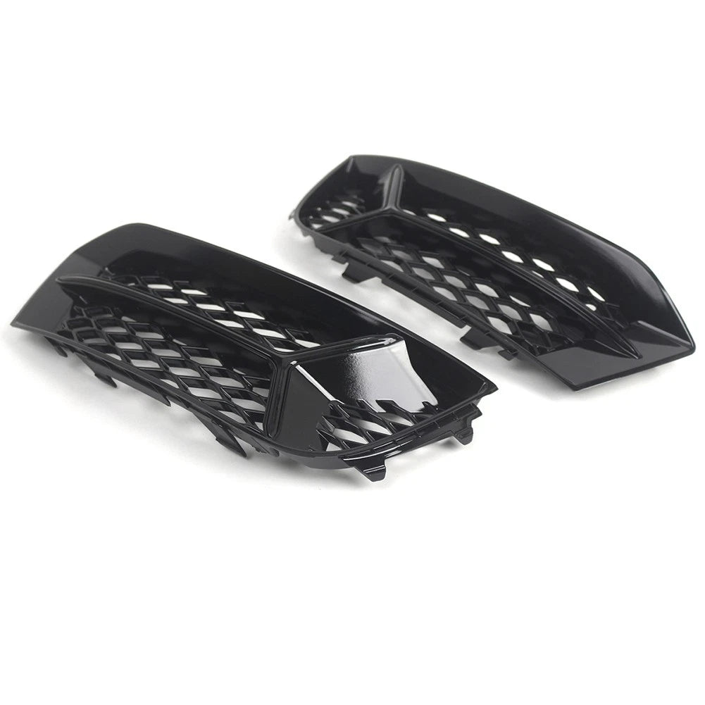 Front Grills Bumper Fog Lights Grille Covers for Audi A3 Sedan (2017-2020)