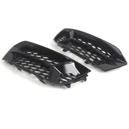 Front Grills Bumper Fog Lights Grille Covers for Audi A3 Sedan (2017-2020)