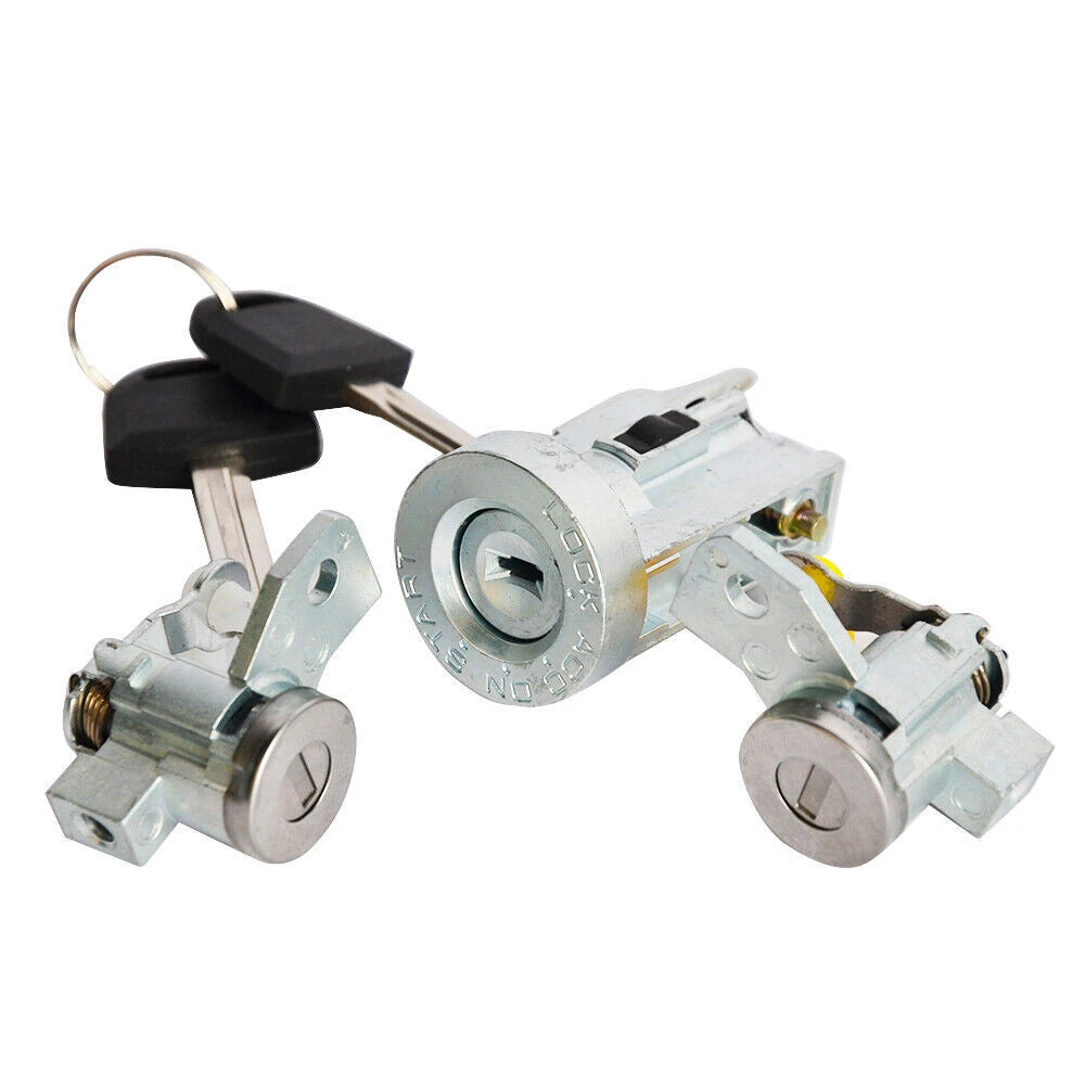2 x Ignition Switch FL & FR Door Lock Cylinders for Chevy Colorado/Canyon (2004–2012)