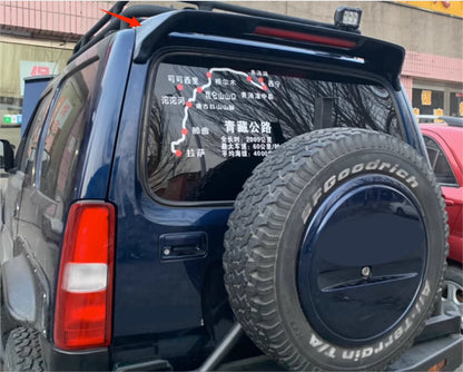 Rear Trunk Spoiler Wing with Light for Suzuki Jimny 2007-2018 Glossy Black
