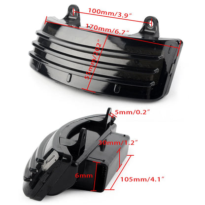Tri-Bar LED Rear Tail Light for Harley Street Glide (2014-2019)