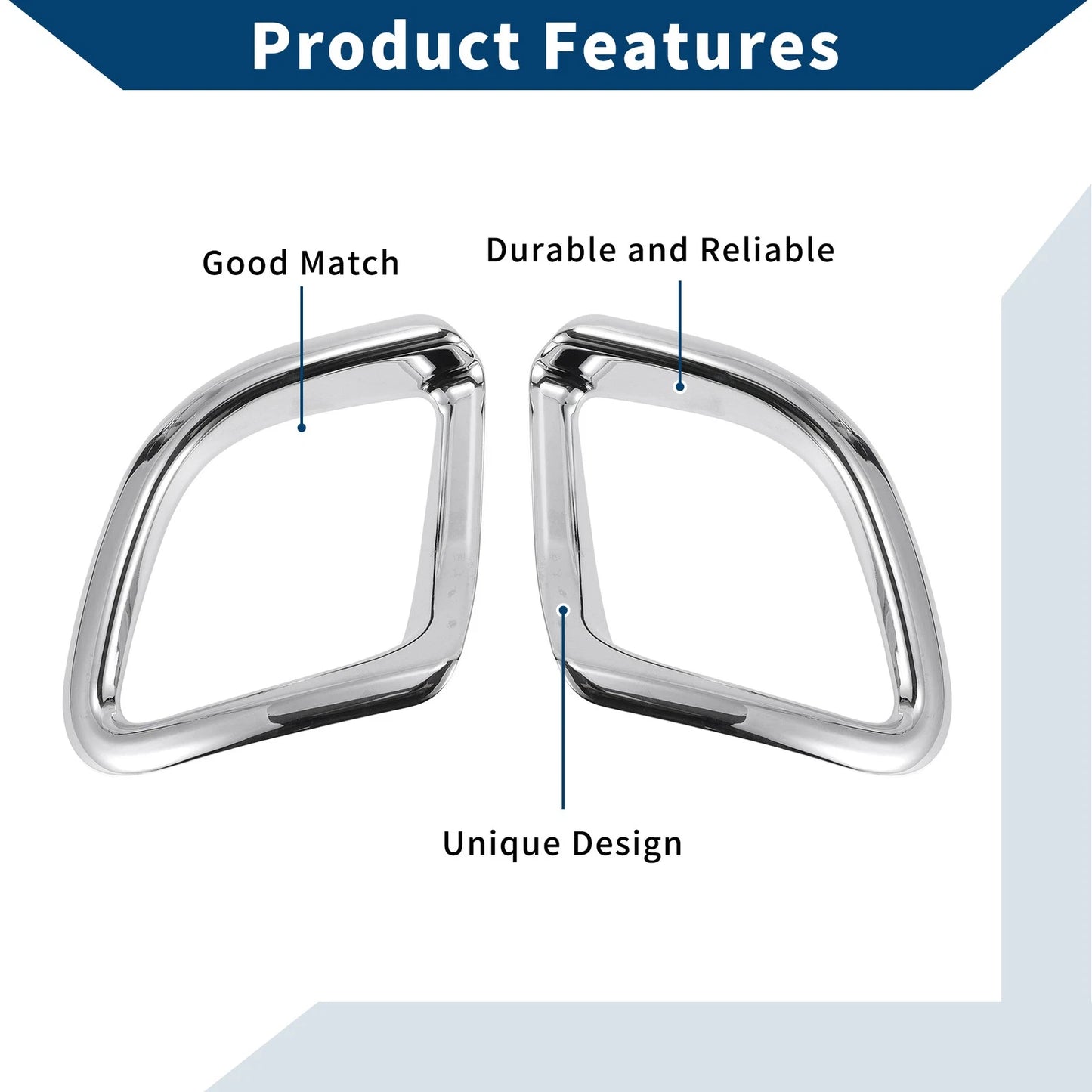 Rear Left & Right Covers for Toyota Highlander (2015-2017)