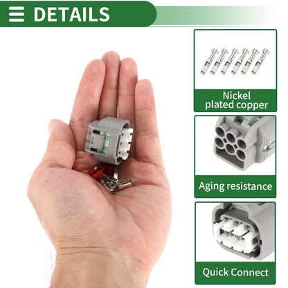 6 Pin Diesel Injection Pressure Connector Plug for Toyota