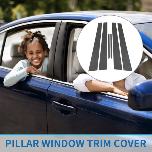 6 x Door Pillar Window Trim for Toyota Camry (2002–2006)