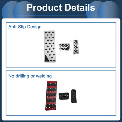 Foot Accelerator Pedal Covers for Jeep Grand Cherokee (1999-2023)