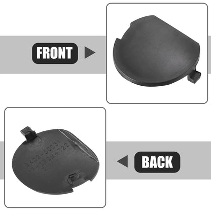 Black Tow Hook Cover for Mazda 3 Axela (2014-2016) 1 x Cap