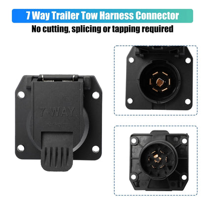 7 Pin Trailer Wiring Connector Harness for Ford F-150 (2015-2020)
