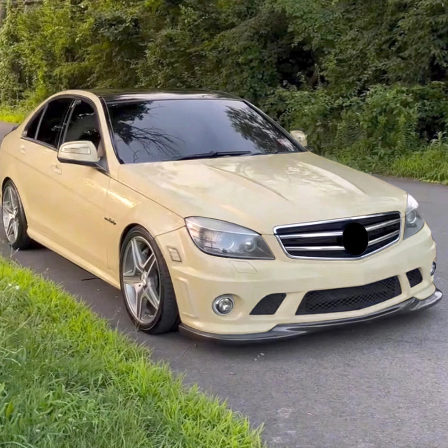Front Spoiler Lip Splitter for Benz C63 AMG W204 (2008-2011)