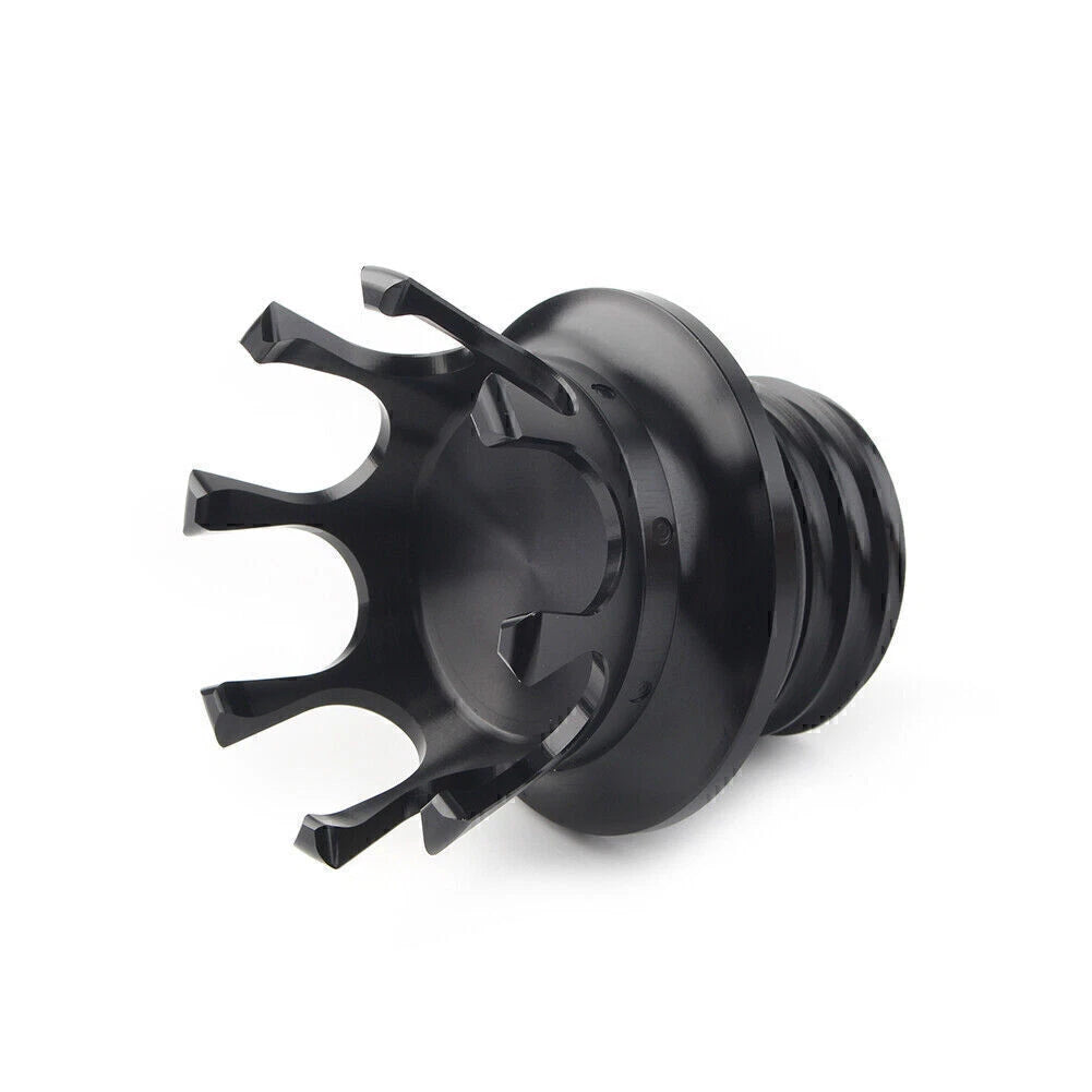 Black Gas Tank Oil Cap for Harley Sportster, Dyna, Road King, FLSTN, FXS