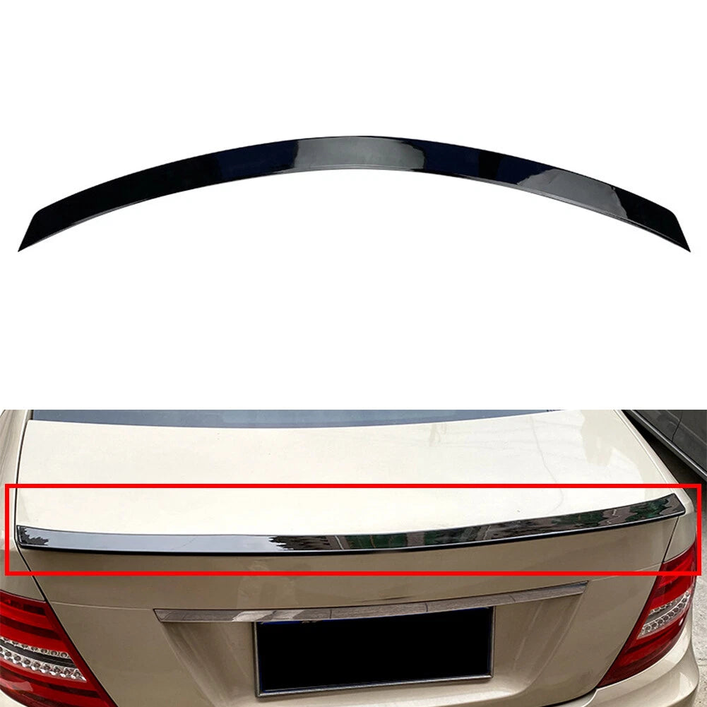 Rear Trunk Spoiler Wing for Mercedes Benz C Class W204 Sedan (2007-2014)