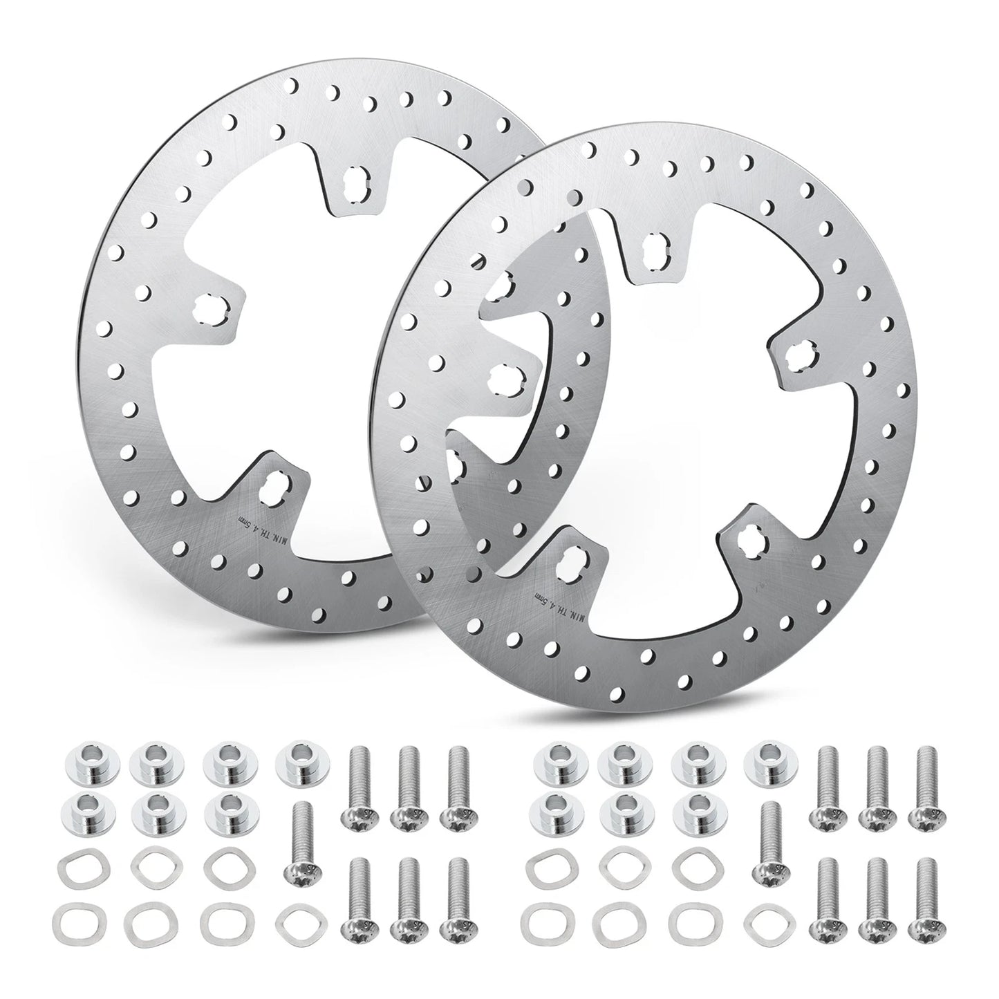 11.8" Front Brake Disc Rotors & Bolts for Harley Street Glide (2014-2024)