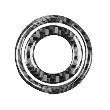 Carbon Fiber Engine Start Push Button Ring Trim for Dodge Challenger (2015-2020)