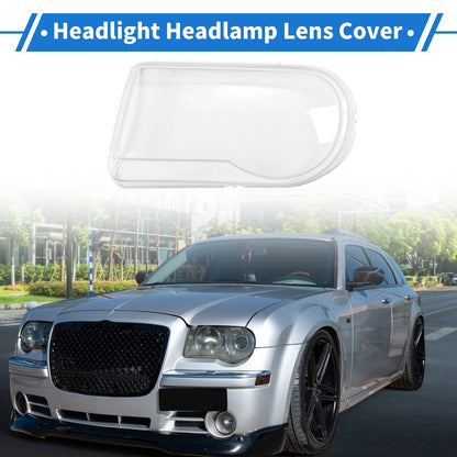 1 Pcs Front Left Headlight Lens Cover for Chrysler 300C (2005-2010)