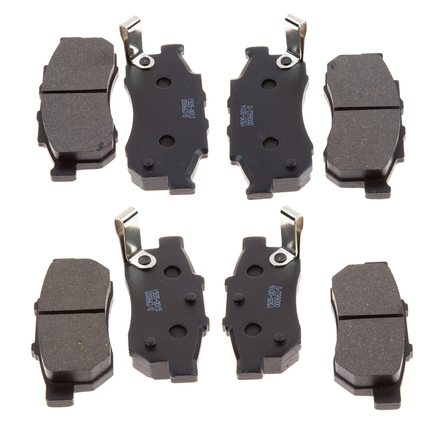 Front & Rear Semi-Metallic Brake Pads for Honda Big Red 700 UTV (2009–2013)