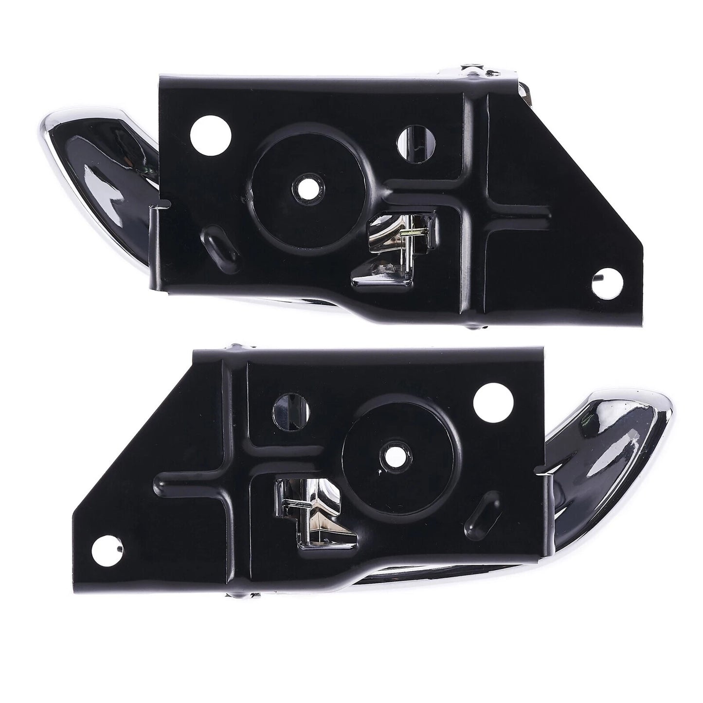 Door Handle Inner Set of 2 for Hyundai Santa Fe SM (2000-2005) Chrome