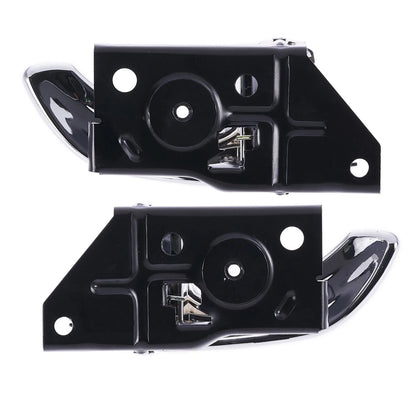 Door Handle Inner Set of 2 for Hyundai Santa Fe SM (2000-2005) Chrome