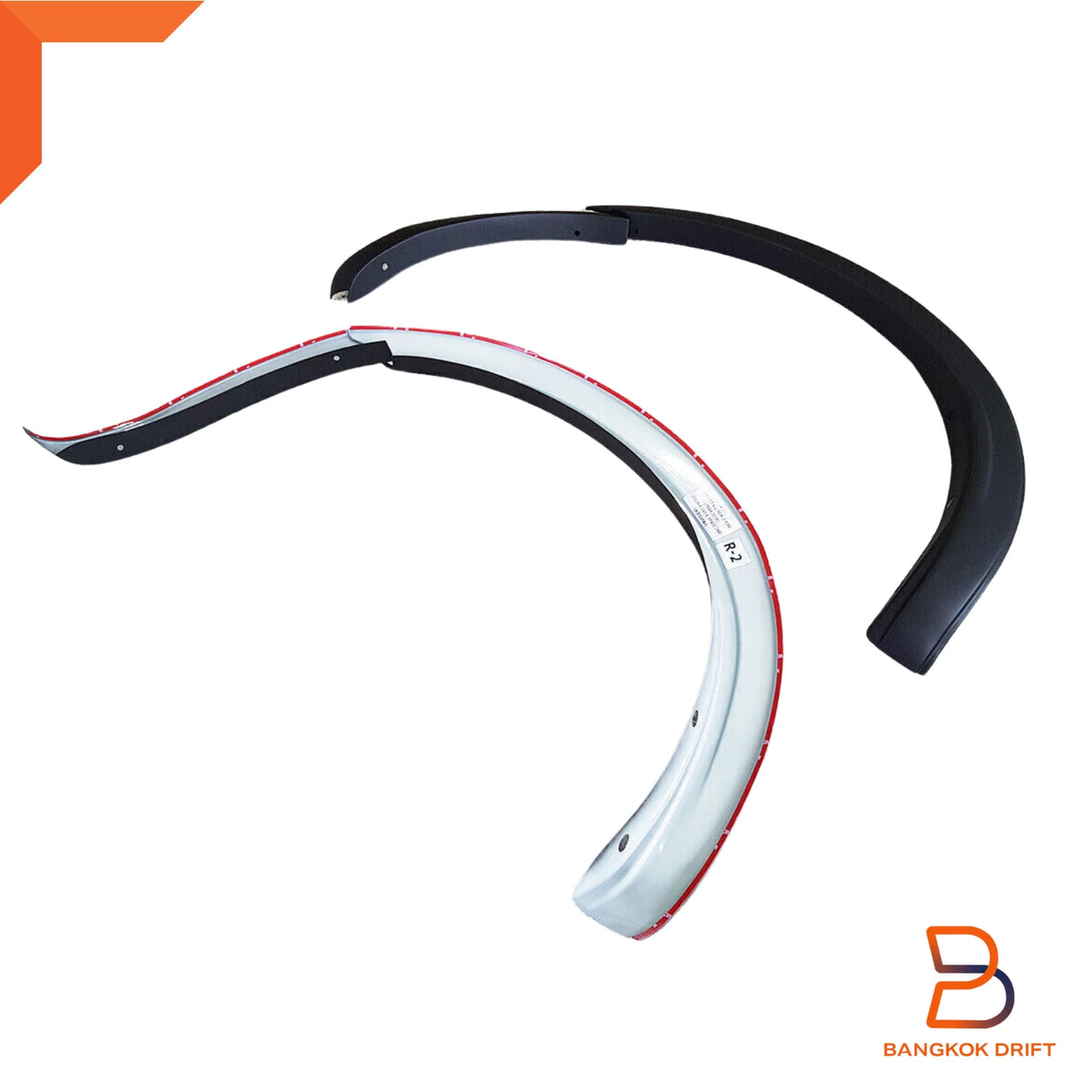 Front Slim Matte Black Fender Flare Arch for Isuzu D-Max Ute (2020-2023)