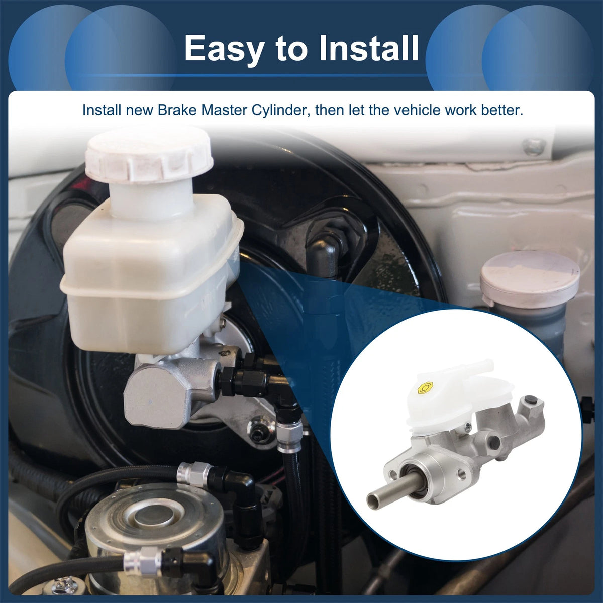 Brake Master Cylinder with Reservoir for Honda Civic (2006-2011)