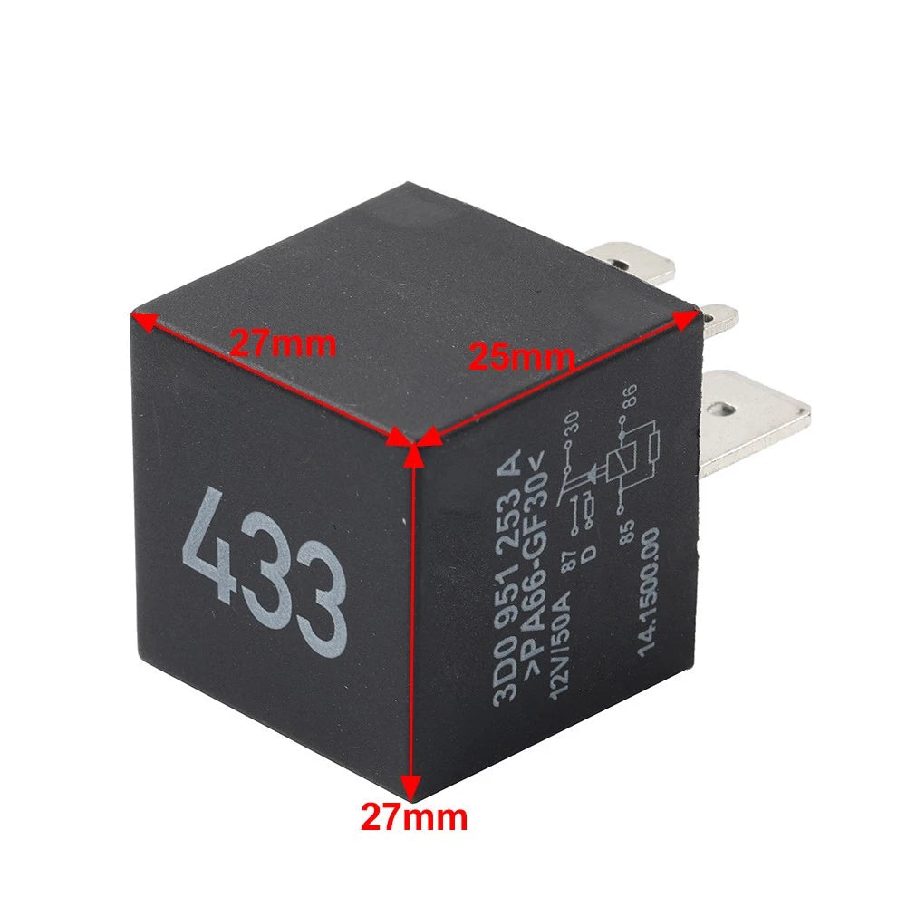 12V Starter Relay for Volkswagen Golf, Jetta, Passat, Audi A3 (2000-2023)