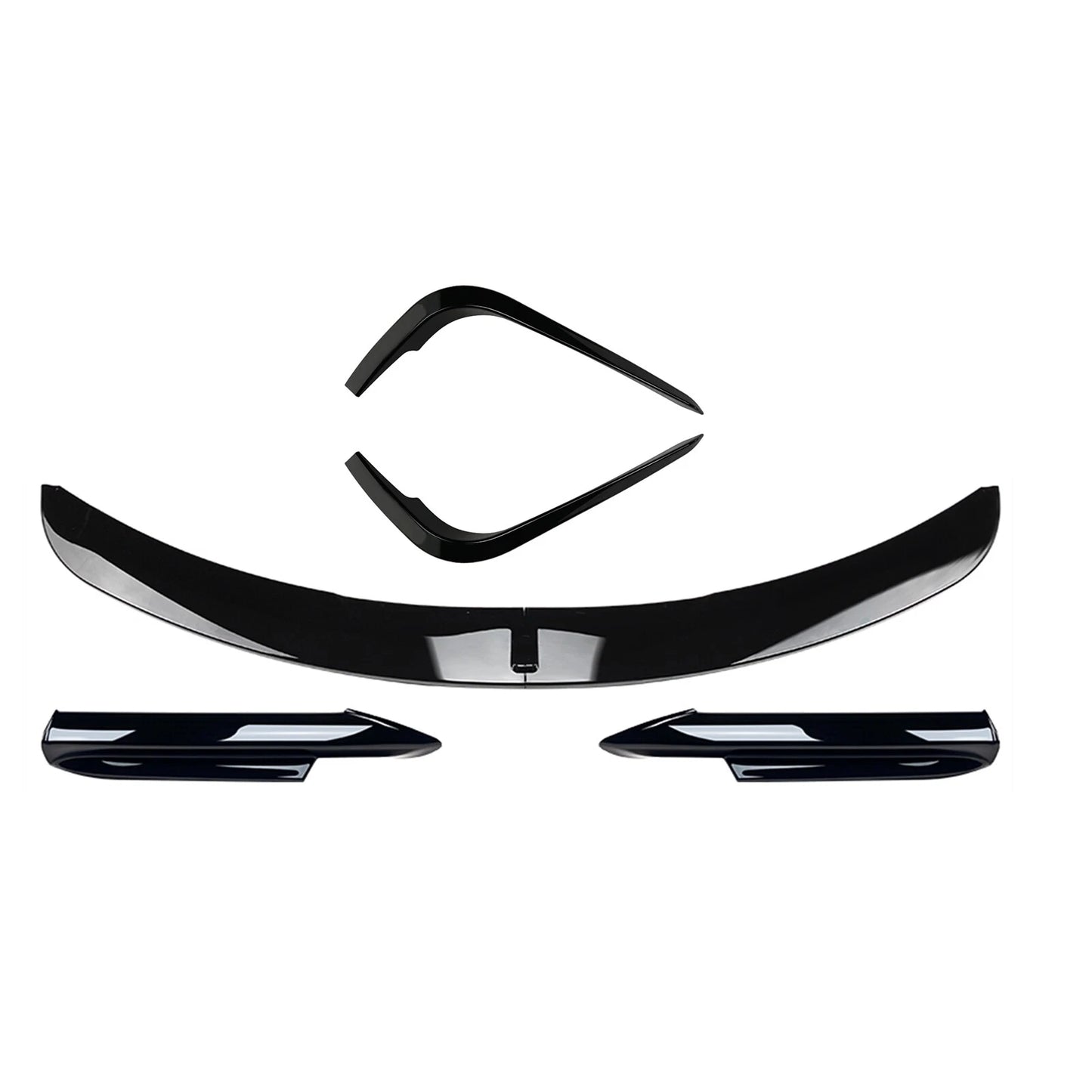 Front Lip Splitter for BMW E90 E91 M-Tech (2005-2008) Black