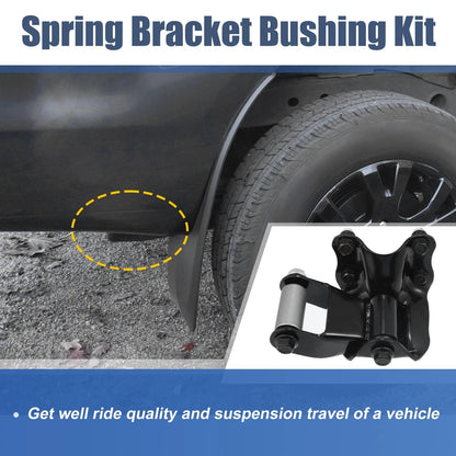 Rear Leaf Spring Shackles with Brackets for Ford Ranger, Mazda B (2001-2011)